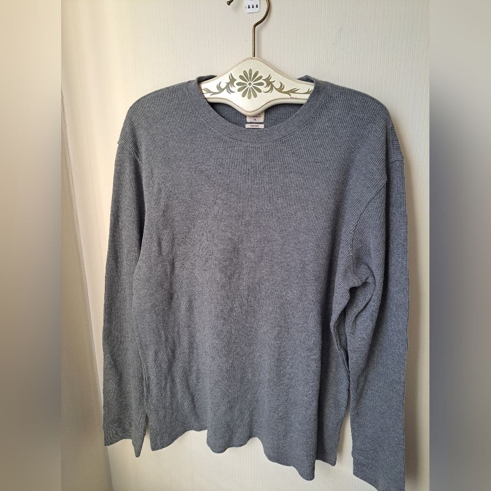 Levi's Classic Themal Pullover Men Size X-Large - Grey